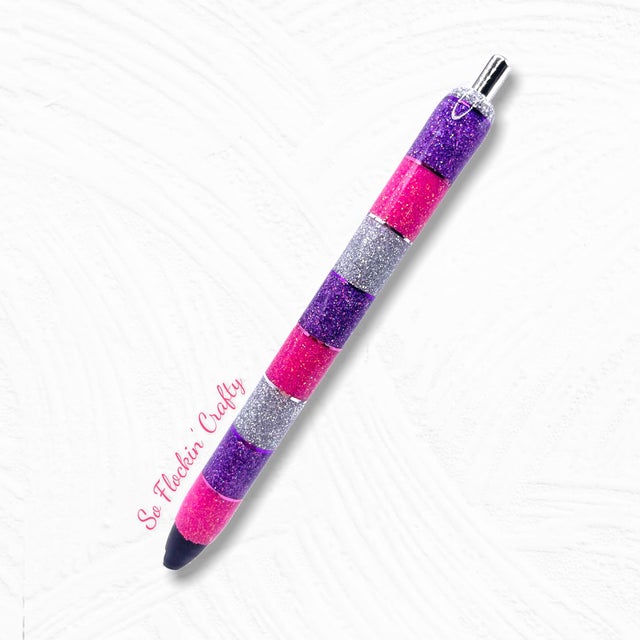 Glitter Pens, Floating Glitter Pens, Journal Pens, Stationary, Student Pens,  Planner Pens, Peachy Arctic Freeze 